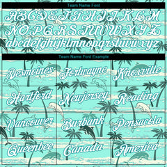 Custom 3D Pattern Design Hawaii Palm Trees Performance T-Shirt