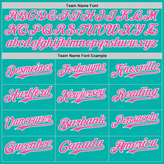 Custom Aqua Pink-White Ice Cream Waffle Foodie Dessert Authentic Baseball Jersey