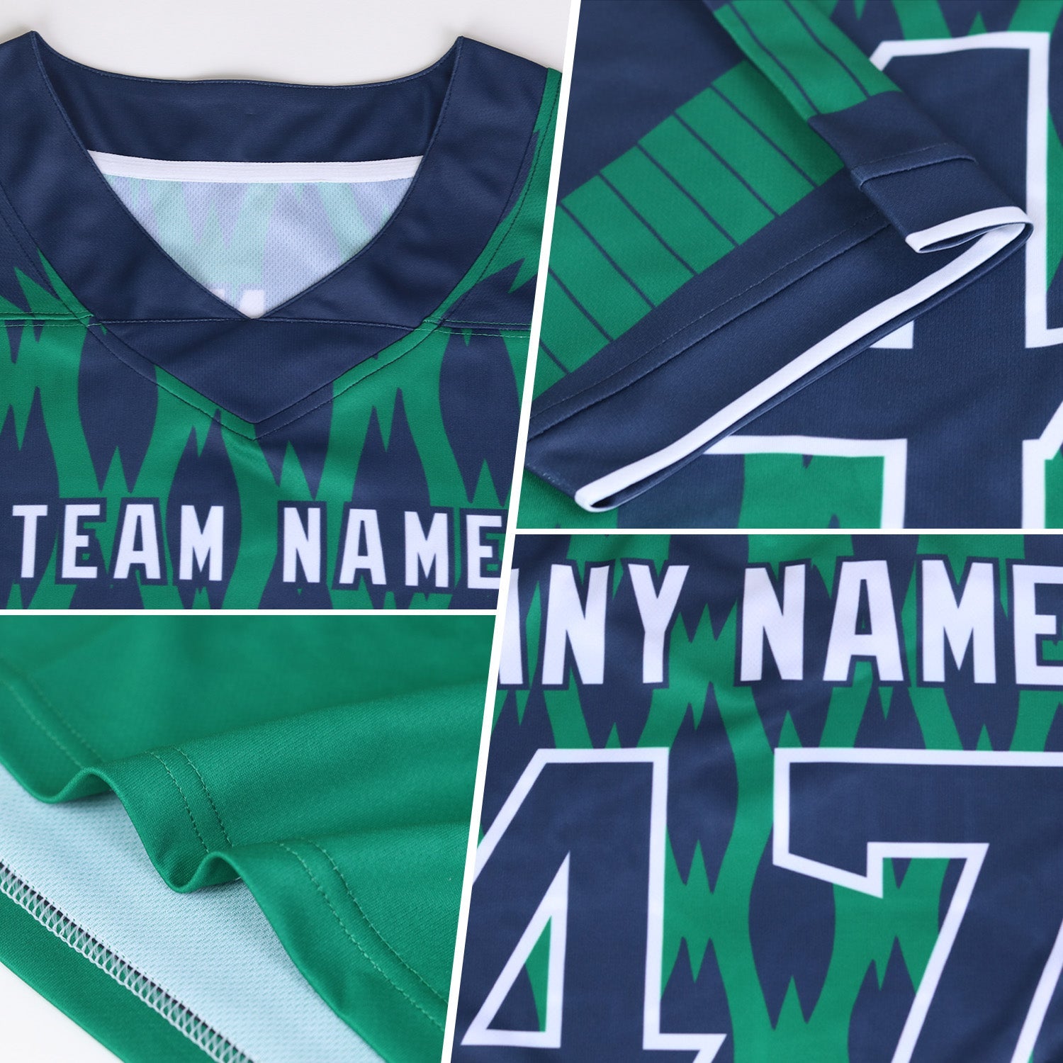 Custom Aqua Purple-White Authentic Geometric Pixel Grid Fade Football Jersey