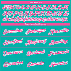Custom Aqua Pink-White 3D Pattern Design Gradient Style Twinkle Star Performance T-Shirt