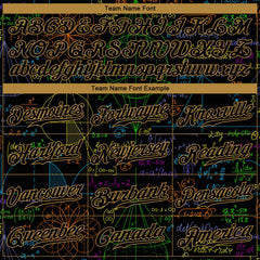 Custom 3D Pattern Design Math Authentic Baseball Jersey