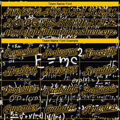 Custom 3D Pattern Design Math Authentic Baseball Jersey