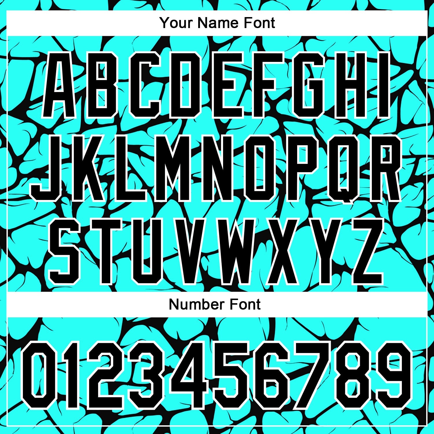 Custom Aqua Black-White Abstract Network 3D Pattern Design Bomber Full-Snap Varsity Letterman Hoodie Jacket