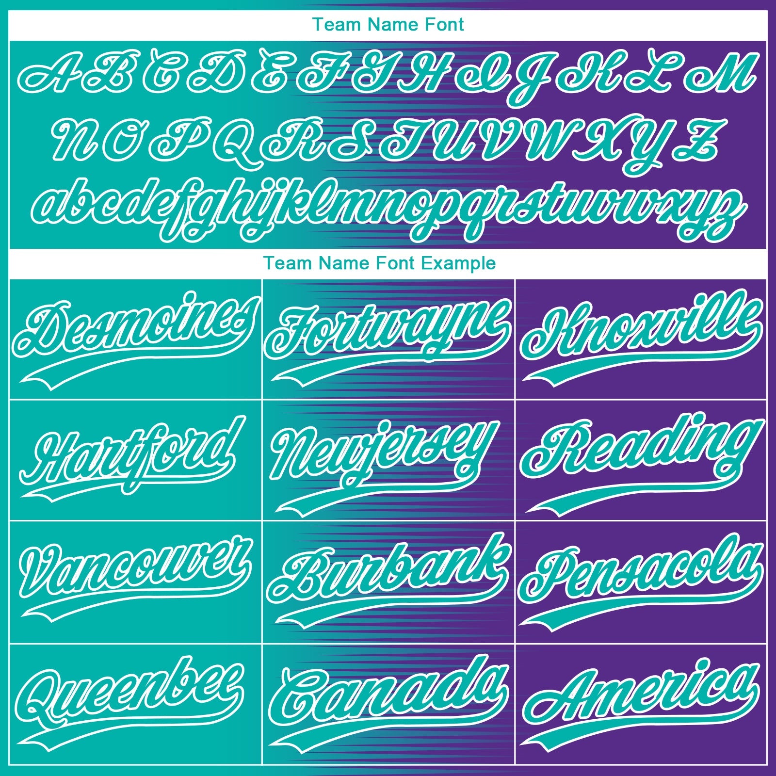 Custom Aqua Purple-White Gradient Horizontal Stripe Two-Button Unisex Softball Jersey